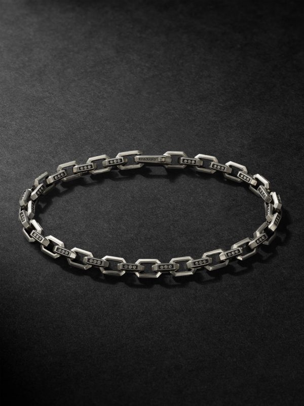 Streamline® Sterling Silver Diamond Chain Bracelet