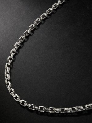Streamline® Sterling Silver Diamond Chain Necklace Streamline® Sterling Silver Diamond Chain Necklace
