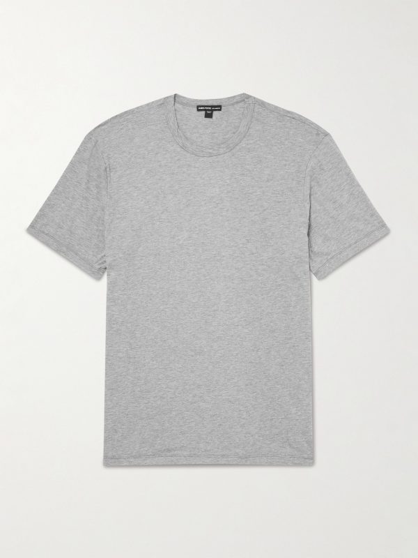 Luxe Lotus Slim-Fit Cotton-Jersey T-Shirt Luxe Lotus Slim-Fit Cotton-Jersey T-Shirt