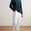 Lotus Slim-Fit Cotton-Jersey T-Shirt - OU Lotus Slim-Fit Cotton-Jersey T-Shirt - OU