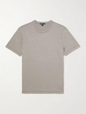 Lotus Brushed Cotton-Jersey T-Shirt Lotus Brushed Cotton-Jersey T-Shirt