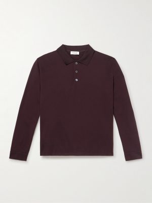Mercerised Cotton-Piqué Polo Shirt Mercerised Cotton-Piqué Polo Shirt