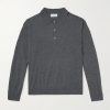 Cashmere and Wool-Blend Polo Shirt