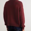 Oversized Wool and Cashmere-Blend Sweater - BK Oversized Wool and Cashmere-Blend Sweater - BK