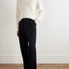 Textured Wool and Silk-Blend Polo Shirt - OU Textured Wool and Silk-Blend Polo Shirt - OU