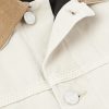 Suede-Trimmed Cotton-Canvas Jacket - CU Suede-Trimmed Cotton-Canvas Jacket - CU