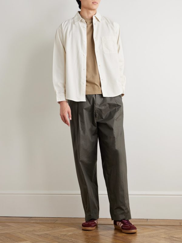 Modern Cotton-Twill Shirt - OU Modern Cotton-Twill Shirt - OU