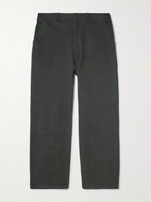 Straight-Leg Cotton-Blend Twill Chinos Straight-Leg Cotton-Blend Twill Chinos