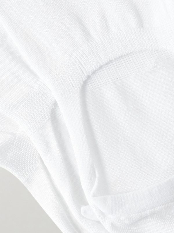 Three-Pack No-Show Cotton-Blend Socks - CU Three-Pack No-Show Cotton-Blend Socks - CU