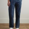 Mike Straight-Leg Organic Cotton and Linen-Blend Twill Trousers - FR Mike Straight-Leg Organic Cotton and Linen-Blend Twill Trousers - FR