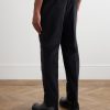 Hoche Belted Straight-Leg Cotton-Blend Corduroy Trousers - BK Hoche Belted Straight-Leg Cotton-Blend Corduroy Trousers - BK