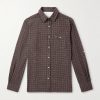 Younes Checked Cotton-Flannel Shirt Younes Checked Cotton-Flannel Shirt