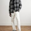 Judas Camp-Collar Checked Cotton-Flannel Overshirt - OU