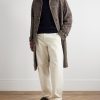 Hudson Herringbone Woven Coat - OU Hudson Herringbone Woven Coat - OU