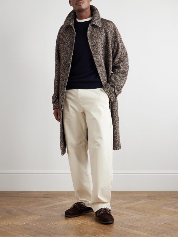 Hudson Herringbone Woven Coat - OU Hudson Herringbone Woven Coat - OU