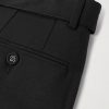 Hugo Tapered Belted Grain de Poudre Wool Suit Trousers - CU Hugo Tapered Belted Grain de Poudre Wool Suit Trousers - CU