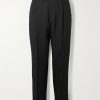 Hugo Tapered Belted Grain de Poudre Wool Suit Trousers Hugo Tapered Belted Grain de Poudre Wool Suit Trousers