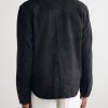 Julien Camp-Collar Suede Overshirt - BK Julien Camp-Collar Suede Overshirt - BK
