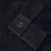 Julien Camp-Collar Suede Overshirt - E1 Julien Camp-Collar Suede Overshirt - E1