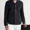 Julien Camp-Collar Suede Overshirt - FR Julien Camp-Collar Suede Overshirt - FR
