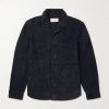 Julien Camp-Collar Suede Overshirt Julien Camp-Collar Suede Overshirt