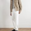 Eren Camp-Collar Checked Ramie Shirt - OU Eren Camp-Collar Checked Ramie Shirt - OU