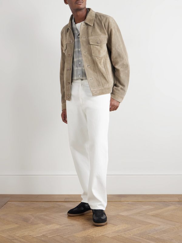 Eren Camp-Collar Checked Ramie Shirt - OU Eren Camp-Collar Checked Ramie Shirt - OU
