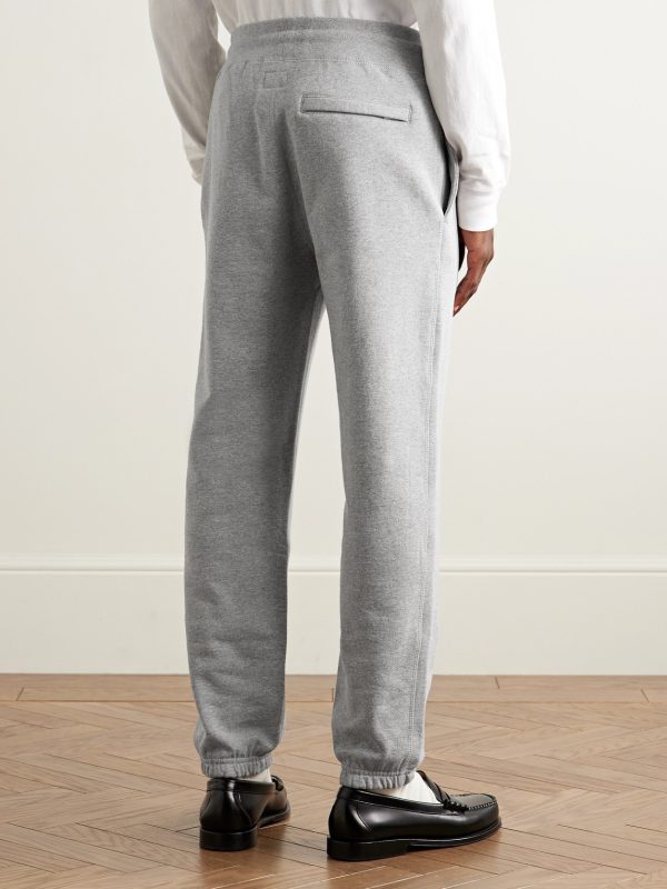 Core Tapered Logo-Embroidered Cotton-Jersey Sweatpants - BK Core Tapered Logo-Embroidered Cotton-Jersey Sweatpants - BK