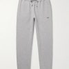 Core Tapered Logo-Embroidered Cotton-Jersey Sweatpants Core Tapered Logo-Embroidered Cotton-Jersey Sweatpants