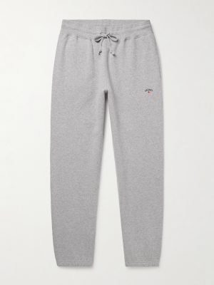 Core Tapered Logo-Embroidered Cotton-Jersey Sweatpants Core Tapered Logo-Embroidered Cotton-Jersey Sweatpants