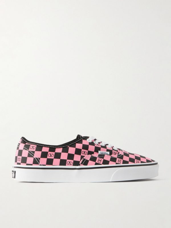 + Vans Checked Canvas Sneakers