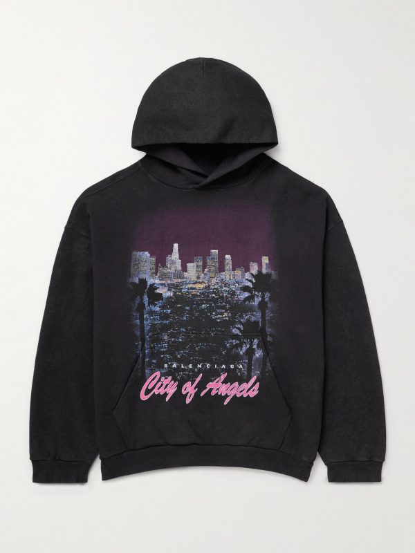 Printed Cotton-Jersey Hoodie Printed Cotton-Jersey Hoodie
