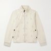 Embellished Wool Harrington Jacket