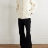 Embellished Wool Harrington Jacket - OU