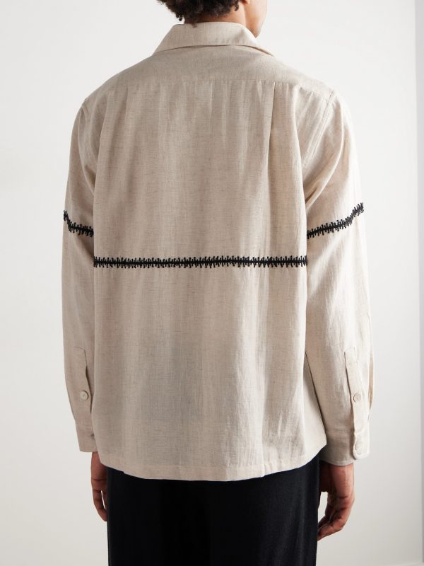Rabari Embroidered Cotton Shirt - BK