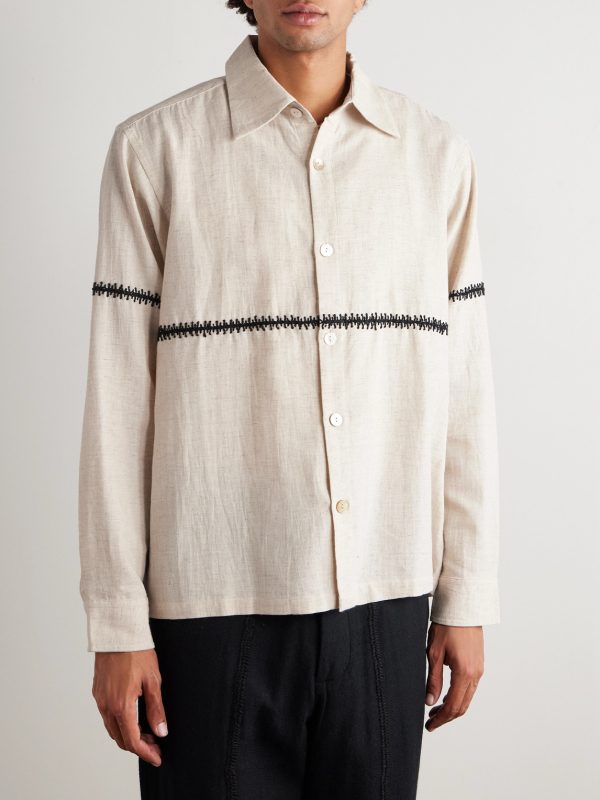 Rabari Embroidered Cotton Shirt - FR