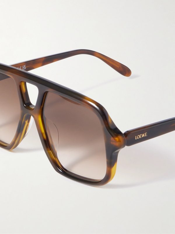 Slim Havana Rectangular Acetate Sunglasses - CU Slim Havana Rectangular Acetate Sunglasses - CU