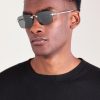 CD Diamond S11U Rectangular-Frame Rimless Silver-Tone Sunglasses - OU CD Diamond S11U Rectangular-Frame Rimless Silver-Tone Sunglasses - OU