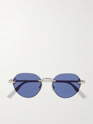 CD Diamond R5U Pantos Silver and Gold-Tone Sunglasses