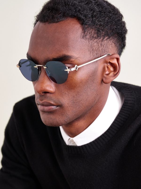 CD Diamond R5U Pantos Silver and Gold-Tone Sunglasses - OU CD Diamond R5U Pantos Silver and Gold-Tone Sunglasses - OU