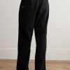 Taka Straight-Leg Embroidered Cotton-Corduroy Trousers - BK