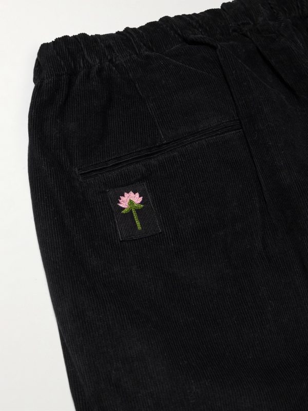 Taka Straight-Leg Embroidered Cotton-Corduroy Trousers - CU