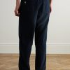 Antonio Straight-Leg Embroidered Cotton-Corduroy Trousers - BK Antonio Straight-Leg Embroidered Cotton-Corduroy Trousers - BK