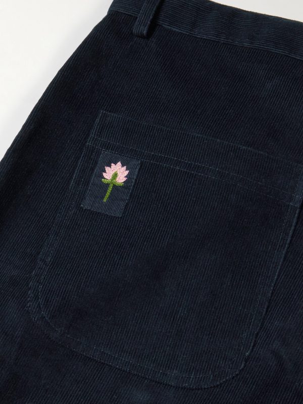 Antonio Straight-Leg Embroidered Cotton-Corduroy Trousers - CU Antonio Straight-Leg Embroidered Cotton-Corduroy Trousers - CU