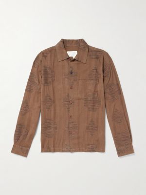 Martin Cotton-Jacquard Shirt