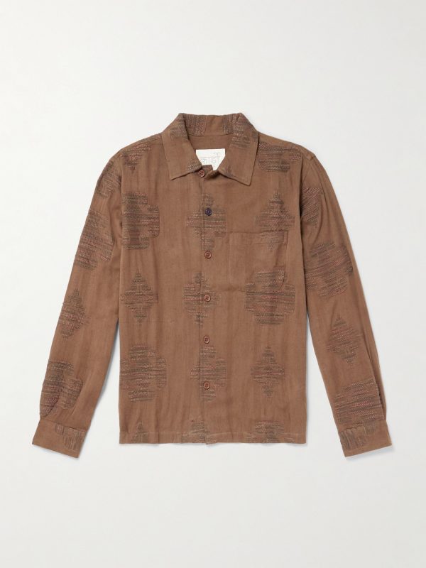 Martin Cotton-Jacquard Shirt Martin Cotton-Jacquard Shirt