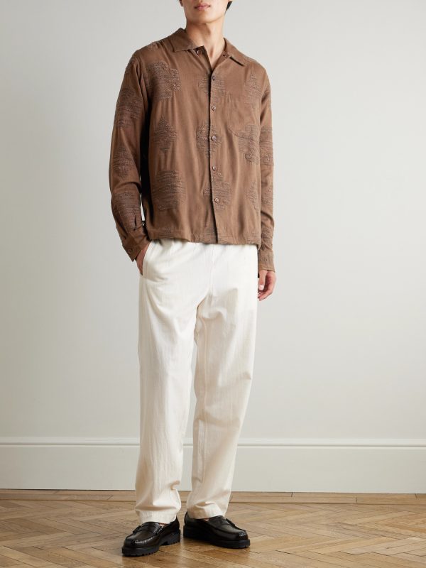 Martin Cotton-Jacquard Shirt - OU Martin Cotton-Jacquard Shirt - OU