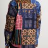 Luis Printed Patchwork Cotton Shirt - BK Luis Printed Patchwork Cotton Shirt - BK
