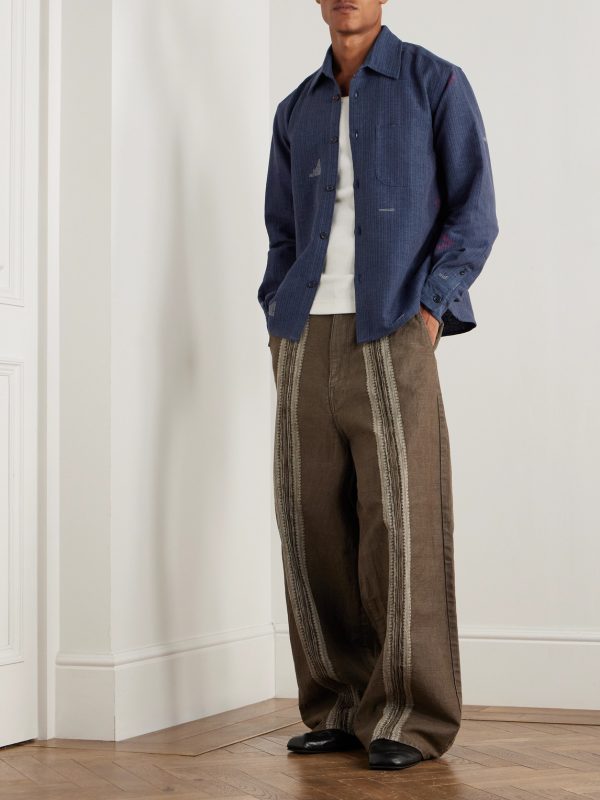 Luis Embroidered Cotton Shirt - OU Luis Embroidered Cotton Shirt - OU