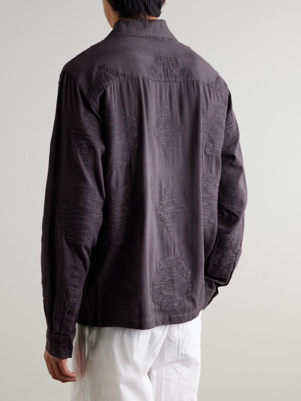Martin Cotton-Jacquard Shirt - BK Martin Cotton-Jacquard Shirt - BK